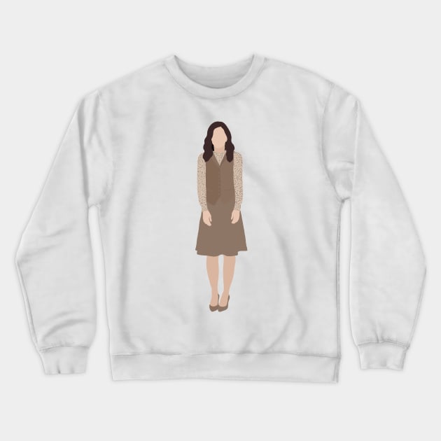 the good place neutral janet illustration Crewneck Sweatshirt by WorkingOnIt